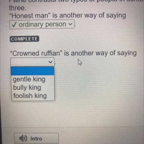 “Crowned ruffian” is another way of saying