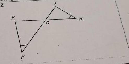 Determine whether the triangle is similar by AA~, SSS~, SAS~, or not similar. Show work