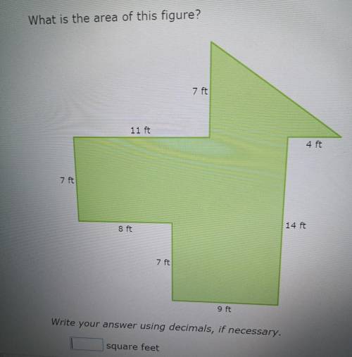 What is the area of this figure I WILLLL GIVE BRAINLIEST
