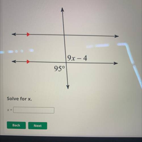 Pls helpppp 
Solve for x.