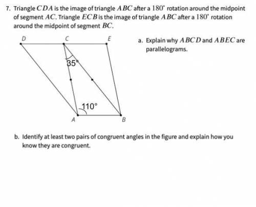 C. Please find the sum of the angles of the quadrilateral ABED and EXPLAIN how you found your answe