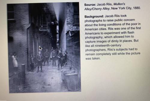 Questions

1. What does the photograph suggest about living conditions in New York City in the 19t