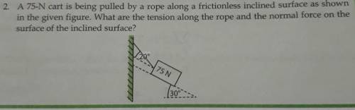 Physics: Finding tension and normal force in an inclined plane