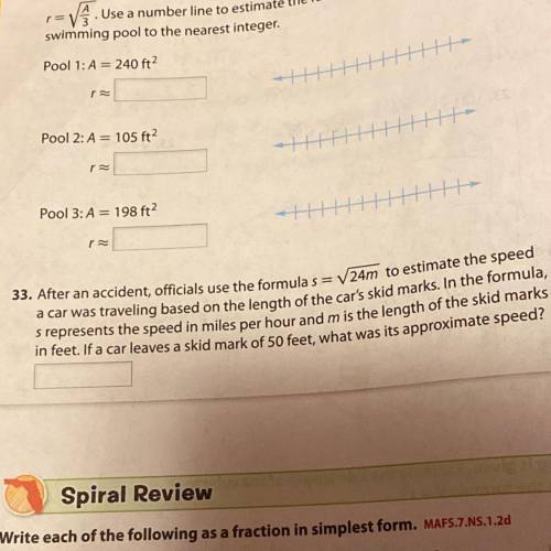 Question #33 please help and explain how i get to the answer