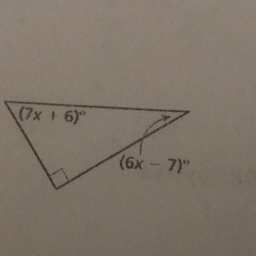 HELP ME FIND THE MEASURE OF THE ACUTE ANGLE !!!