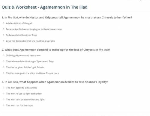 Someone please help

-
Who is Agamemnon in The Iliad?
Character Analysis & Description