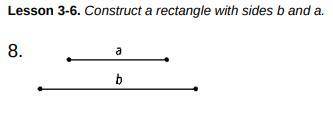 In-depth explanation please! Am I supposed to just add two lines?

Lesson 3-6. Construct a rectang