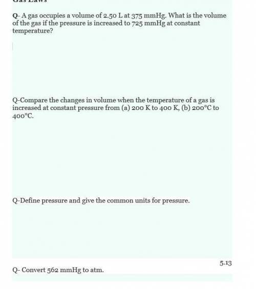 Gas law question please help me with it D: