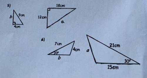 Please help me with this problem it is pair each of triangles are similar but not drawn to scale. C