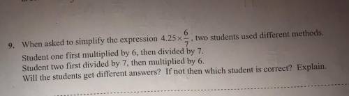 Please answer number 9
