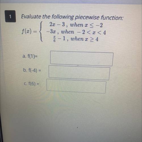 Peicewise function help me out for some FAT points