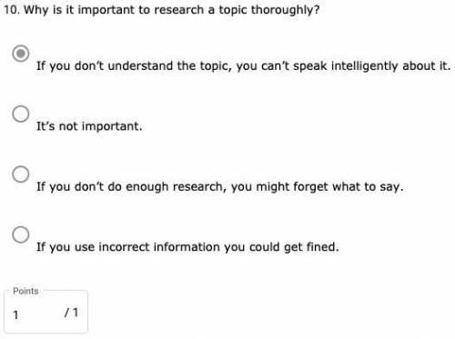 Why is it important to research a topic thoroughly?

✅If you don’t understand the topic, you can’t