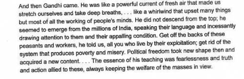 Why might Gandhi's leadership differ from that of other leaders, according to Nehru?