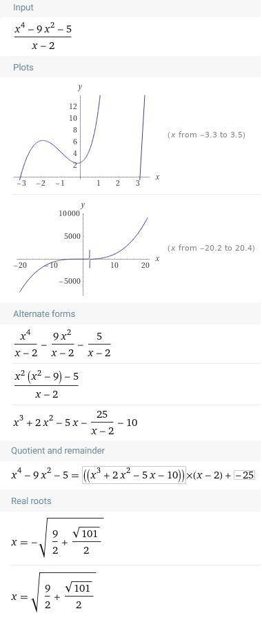 X1 = -√(4.5+√(101)/2)
x2 = √(4.5+√(101)/2)