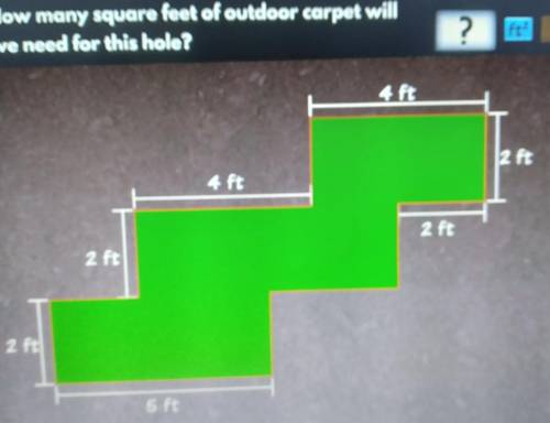Please help me with my homework. Real answers please.

How many square feet of carpet will we need