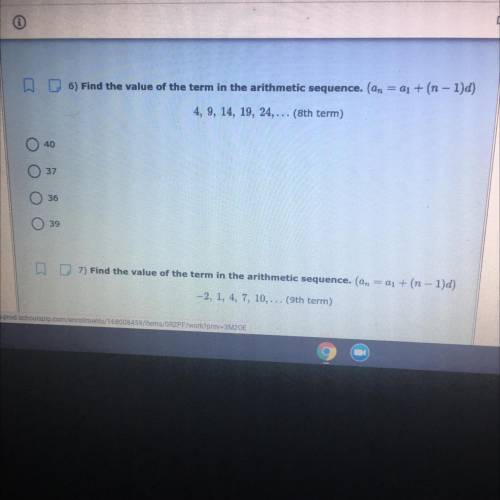 Can someone maybe help me on number 6 and 7?