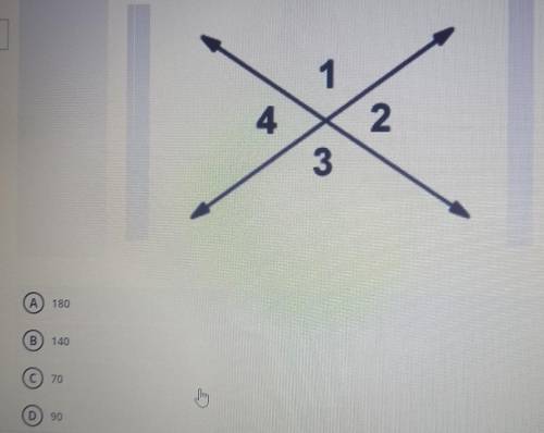 Find angle 2 if angle 4 = 70