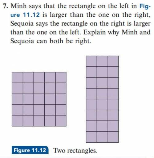 Can someone please help me out?

I know that by using length times width, the first rectangle is e