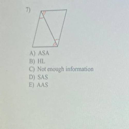 Are the triangles congruent? If so, then select the correct reason.