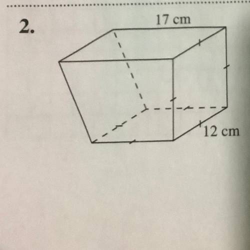 Find the surface area for the following prisms.