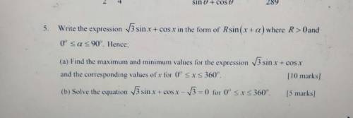 Hi, please help with 5a please.