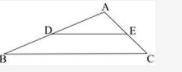 In triangle ABC shown below, side AB is 6 and side AC is 4:

Which statement is needed to prove th