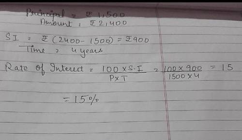 1 a) Find the value of 35% of 500 gm

b) Express 81/16 in the exponential form c) At what percent w