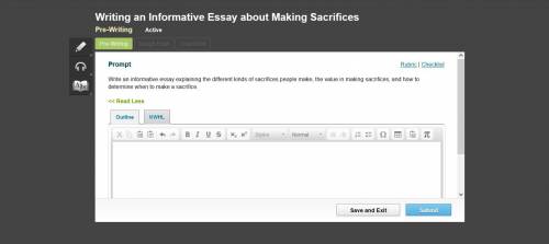 Write an informative essay explaining the different kinds of sacrifices people make, the value in m