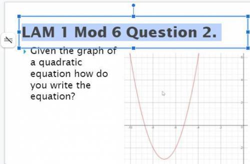 LAM 1 Mod 6 Question 2.