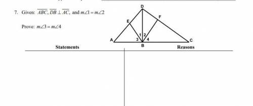 Help!! Prove angle 3 equals angle 4.