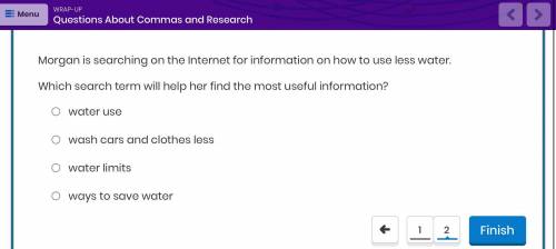 Which search term will help Morgan find the most useful information?