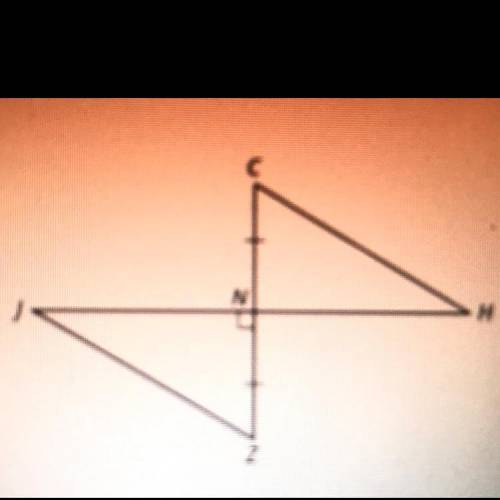 Determine the information that is needed to use the indicated theorem to show that the triangle is