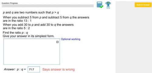 P and q are two numbers such that p>q

When you subtract 5 from p and subtract 5 from q the ans