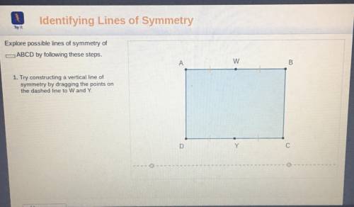 PLS HELP

Try constructing a vertical line of a symmetry by dragging the points on the dashed line