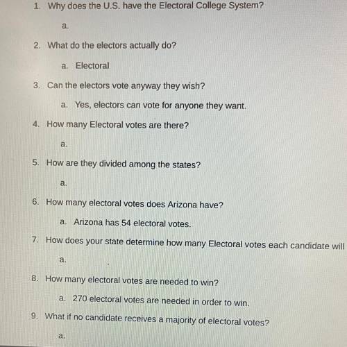 Can someone please help me answer these questions