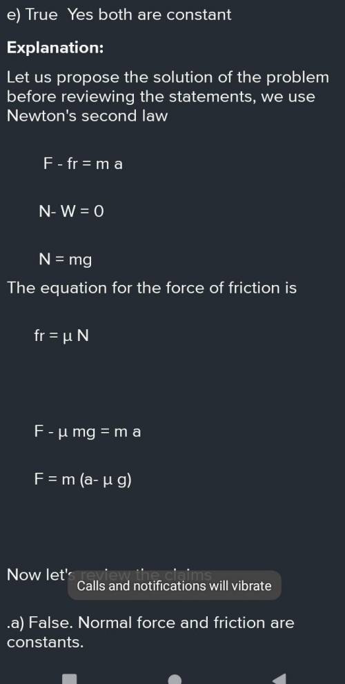 A block moving to the right on a level surface with friction is pulled by an increasing horizontal f