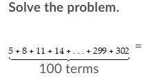 Solve this prob lem about sequences