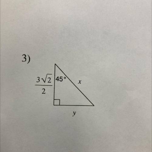 Find the missing side lengths.Leave your answers as radicals in simplest form

Can you explain how