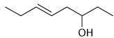 What's the IUPAC name of the compound shown?

Question 20 options:
A) 
Oct-3-ene-6-ol
B) 
Oct-6-ol