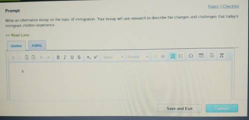 Help quick write a formative essay about imigration
