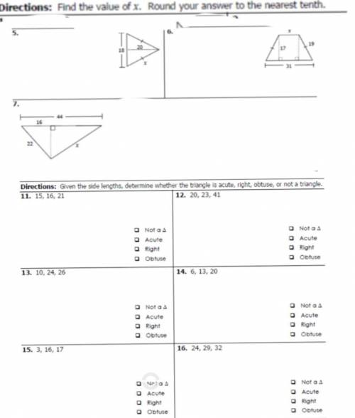 Can I get some help on these problems
Brainliest for all answers