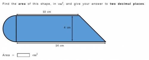 Find the area of the shape pls help
