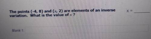 Hey everybody! Can anybody please help me out with this problem involving inverse variation! I woul