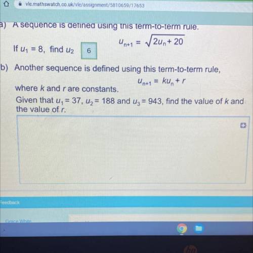 HELP PLEASE ASAP this is a mathswatch iterative processes question