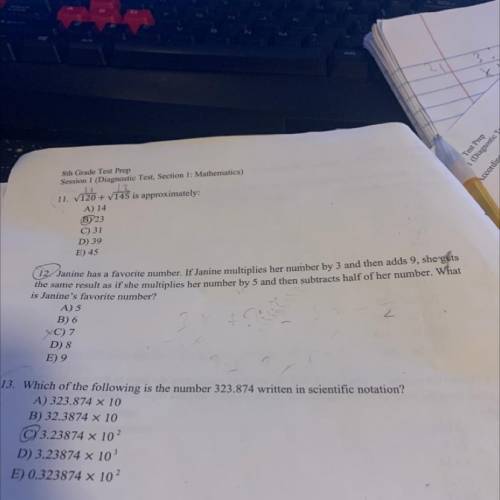 I need help with 12 please