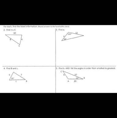 Due Tomorrow: answer question 3 using steps