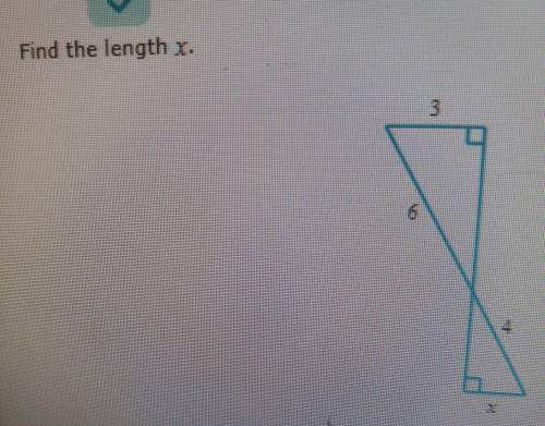 PLZ HELP ITS SUPER URGENT Find the length of X