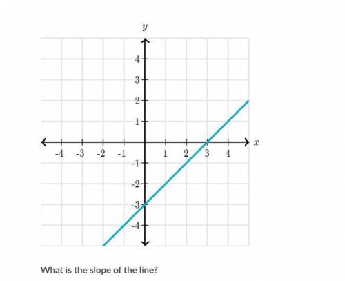 PLEASE HELP 
What is the slope of the line?