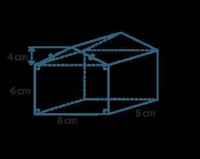 Find the Surface Area of the composite figure.

Write with the correct unit of measurement, such a