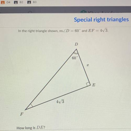 Special right triangles please help me